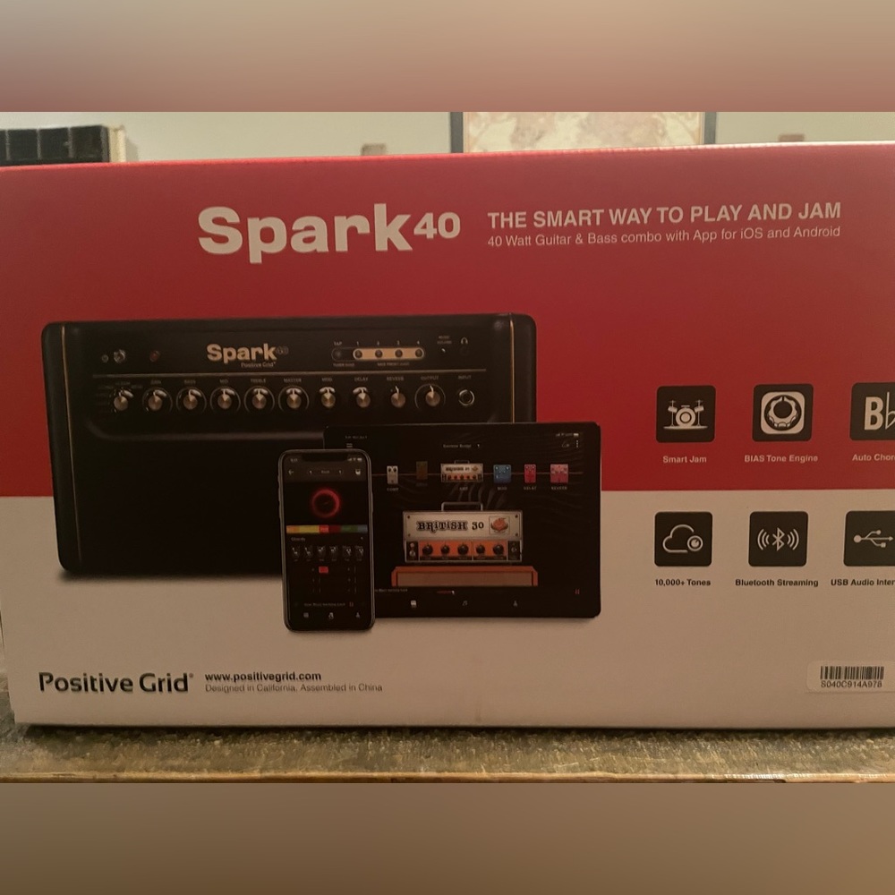 NIB Spark 40 watt Positive Grid Amp